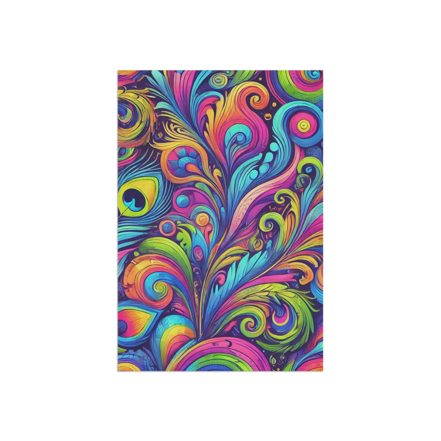 Tropical Garden Flag - Perfect for Outdoor Decor / Feather Currents Pop