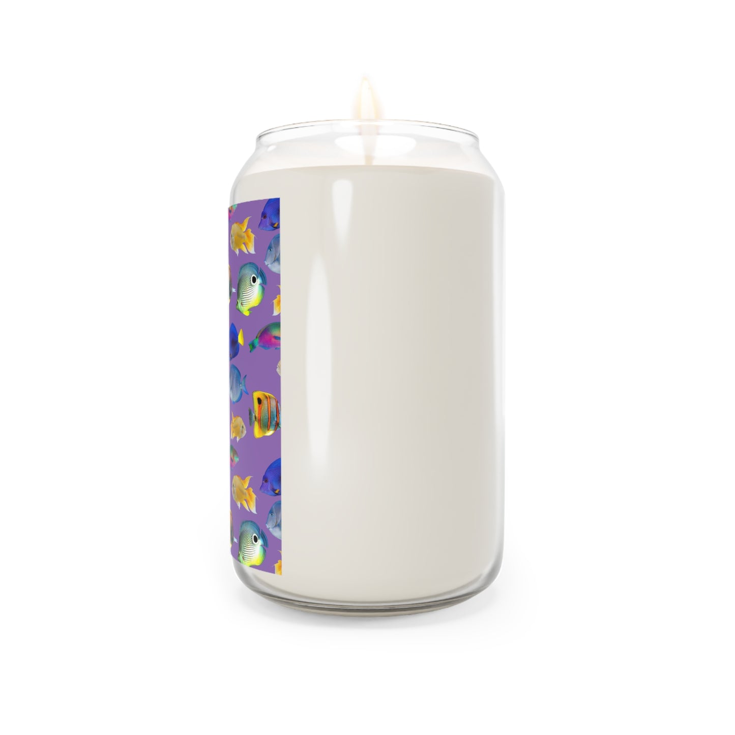 Scented Candle, 13.75oz - School of Fish, Lt. Purple