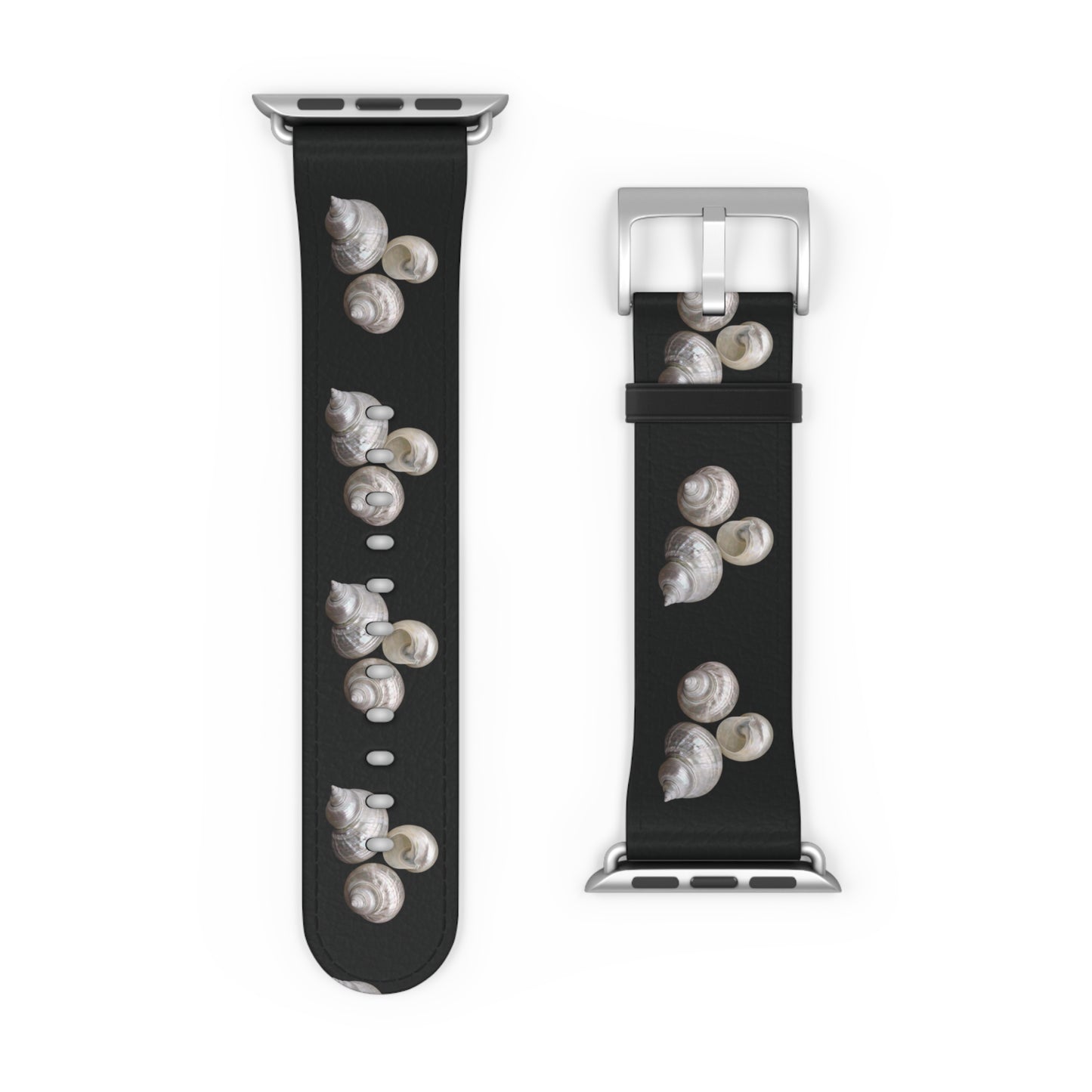 Apple Watch Band - Nautilus Shell Trio, black