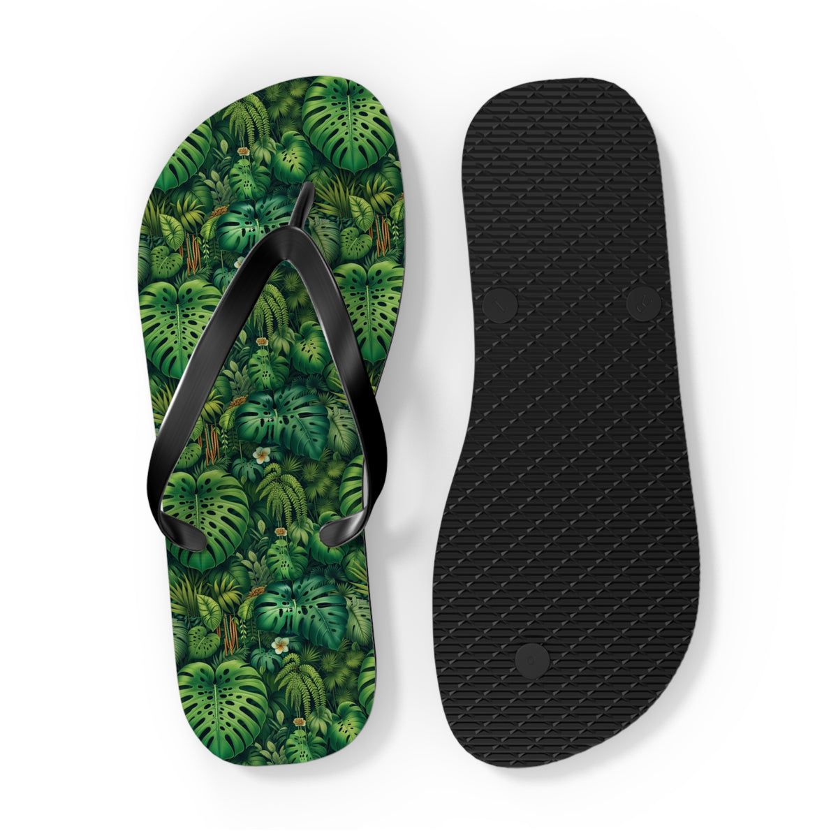 Flip Flops - Rainforest Greenery