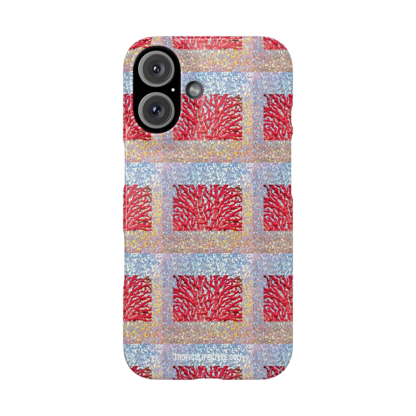 Slim Phone Cases - Disco Red Coral