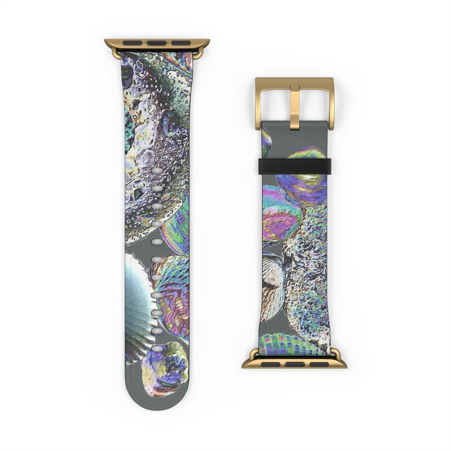 Apple Watch Band - Heatwave Seashell Collection, dark grey