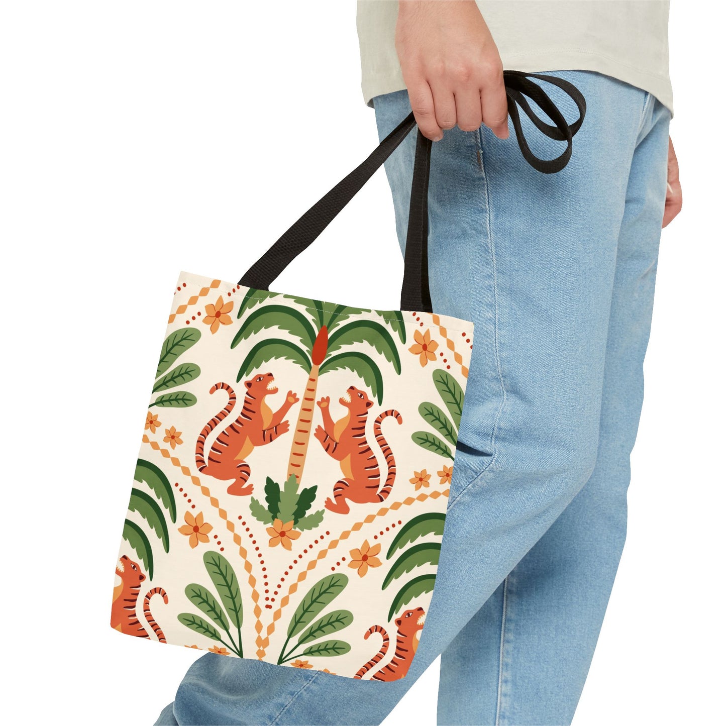 Tigers and Palms Tote Bag - 3 Sizes