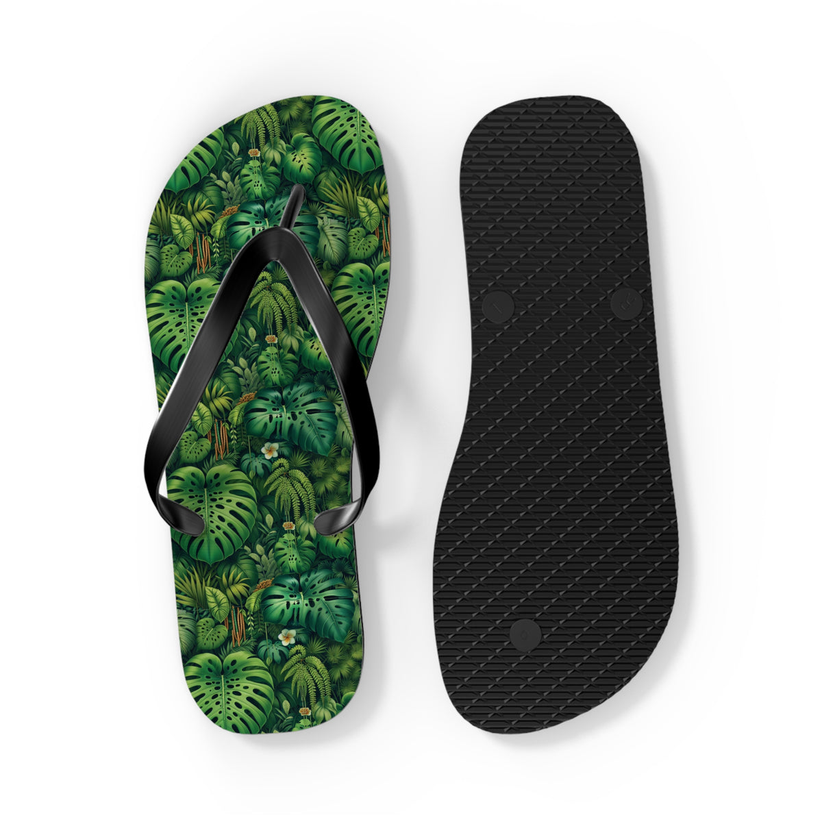 Flip Flops - Rainforest Greenery