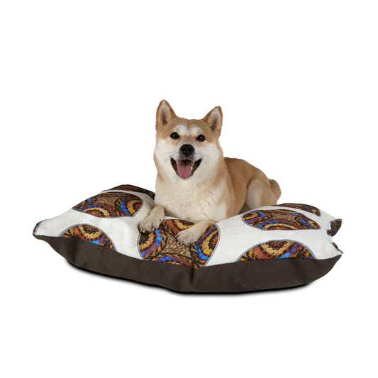 Pet Bed - Cozy and Fun Dog or Cat Bed for Beach Lovers / Real Butterfly Wing Plate #3