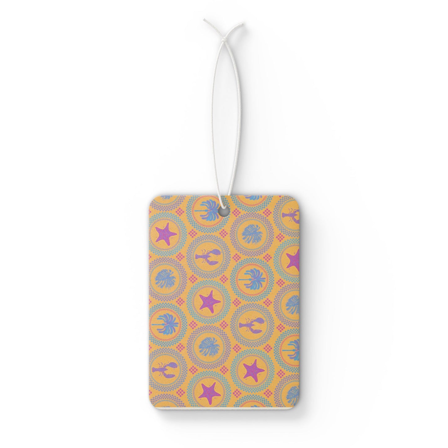 Car Air Freshener - Mosaic Tropi Life, heatwave