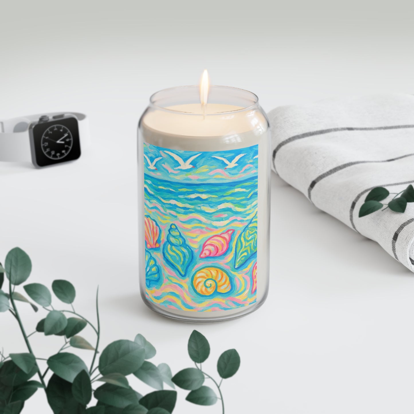 Scented Candle, 13.75oz - Glow Seashells