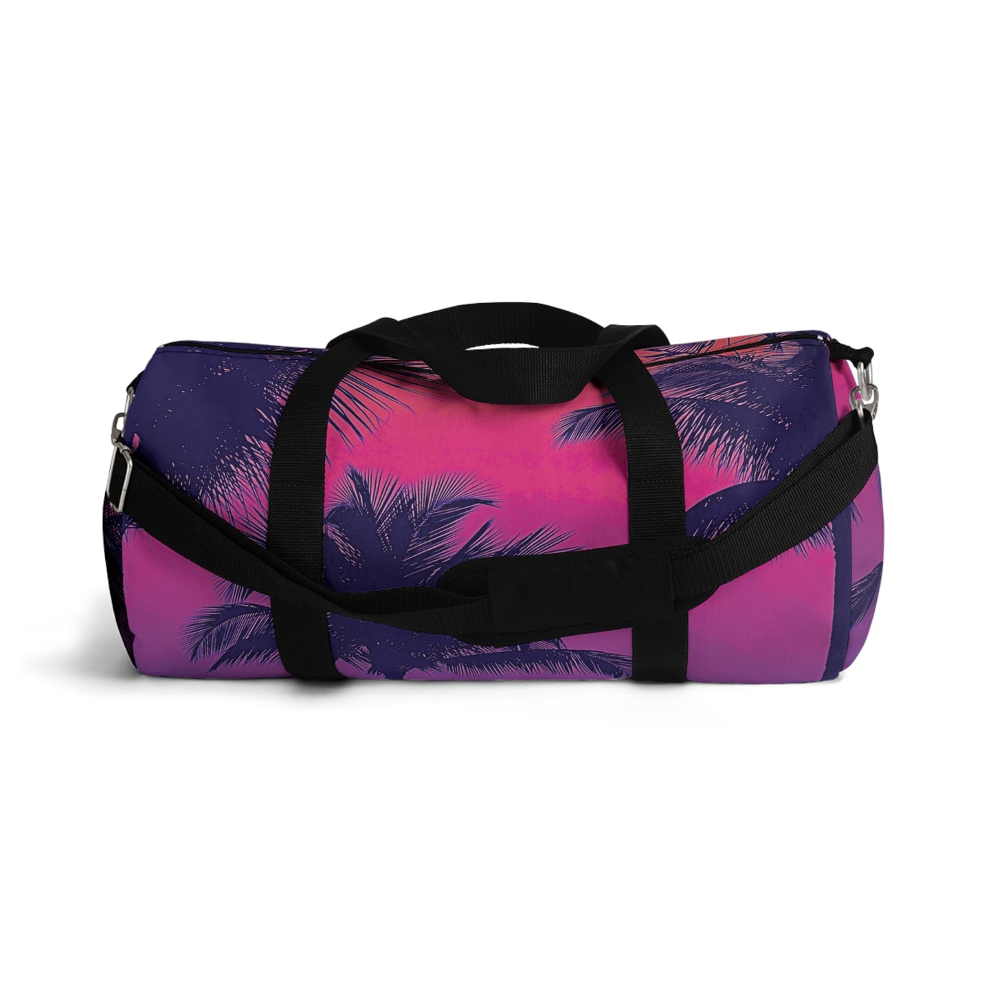 Tropical Duffel Bag - Perfect for Travel and Gym / Palm Glow Pop