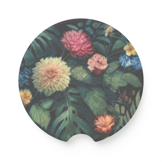 Soapstone Car Coaster - Rainforest Beauties