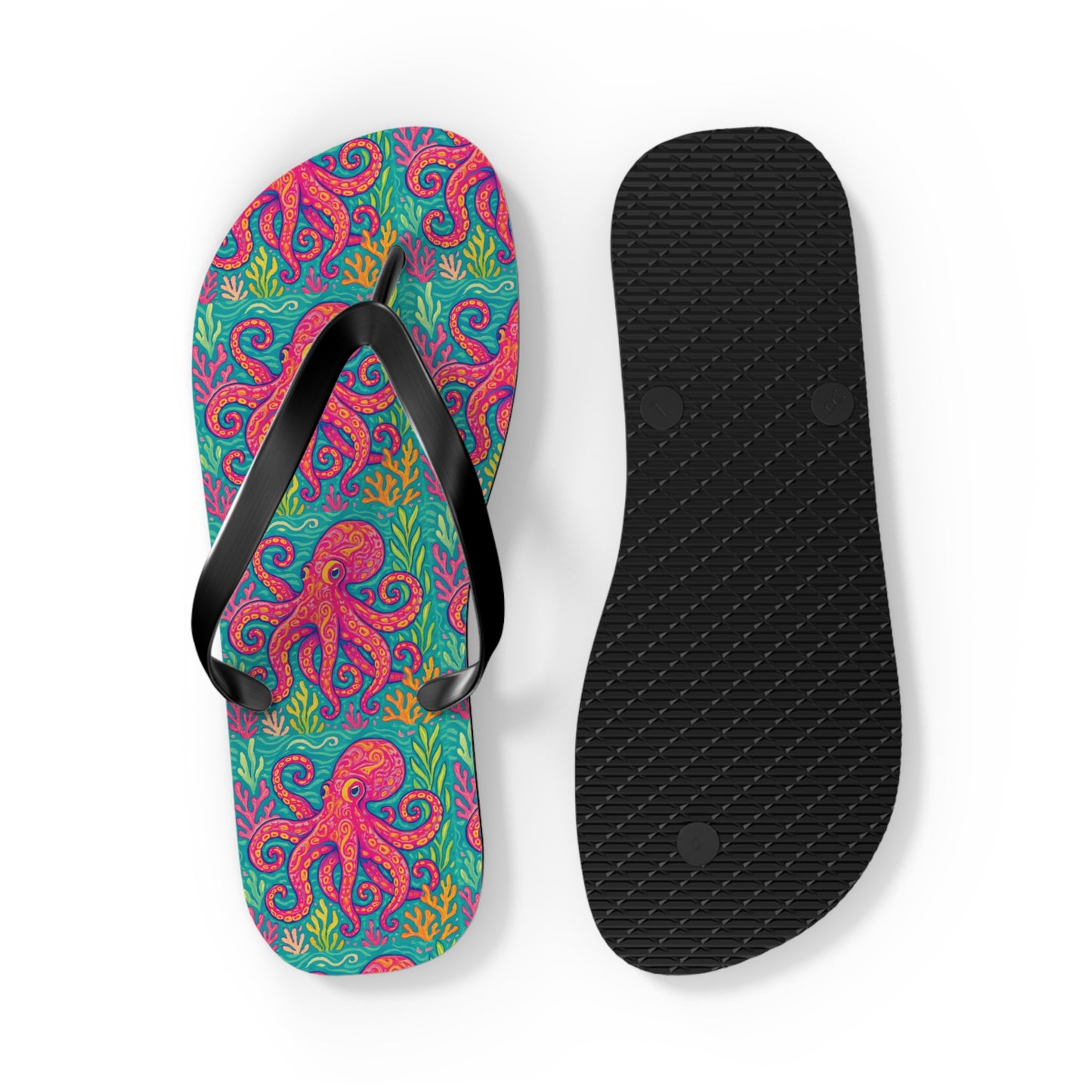 Flip Flops - Red Kraken Joe