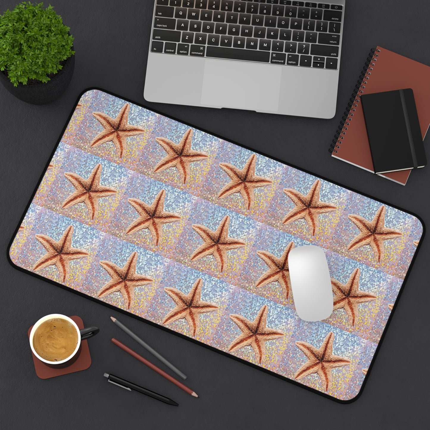 Tropical Mouse Pad/Desk Mat, 3 Sizes - Perfect for Home Office / Disco Starfish