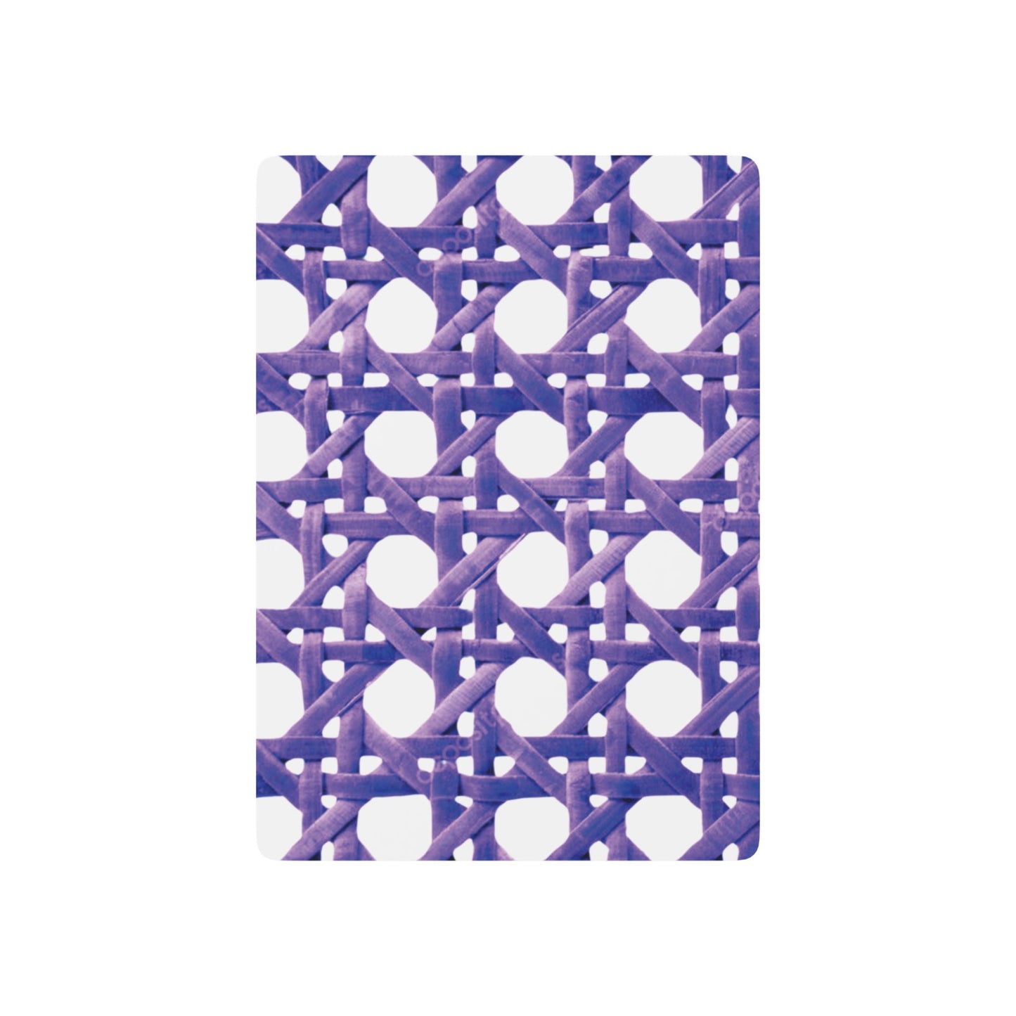 Poker Playing Cards - Beach Chair Wicker/Amethyst