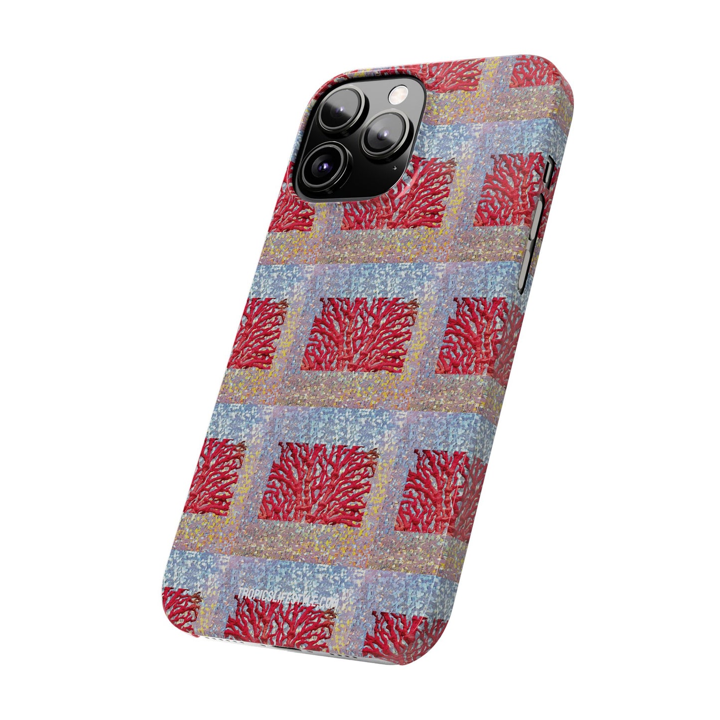 Slim Phone Cases - Disco Red Coral