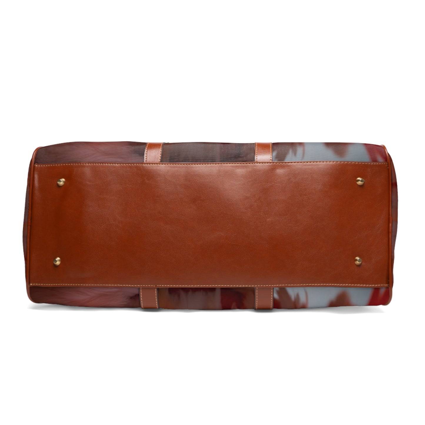 Tropical Waterproof Travel Bag - Perfect for Beach Getaways / Flamingo Feathers