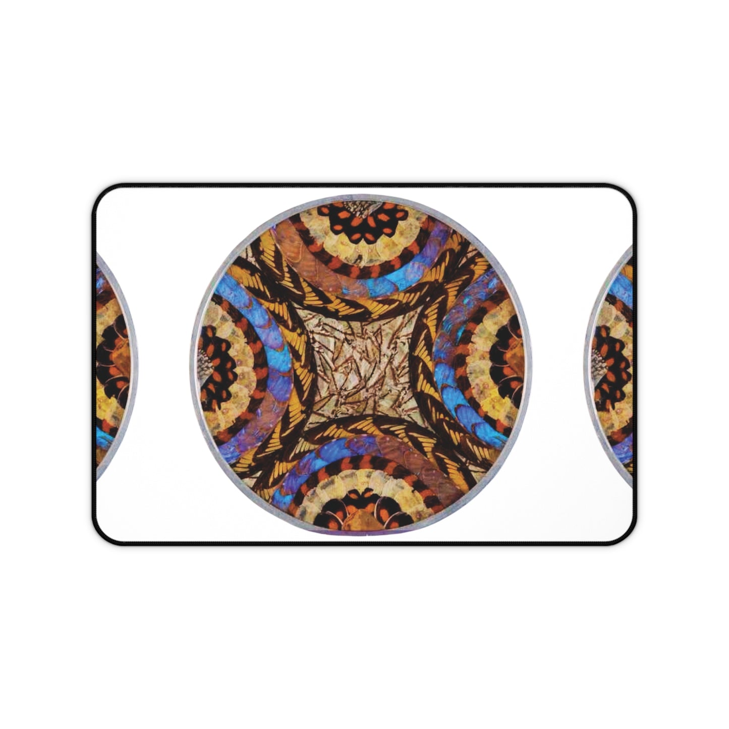 Tropical Mouse Pad/Desk Mat, 3 Sizes - Rainforest Design, Perfect for Home Office / Real Butterfly Wing Art