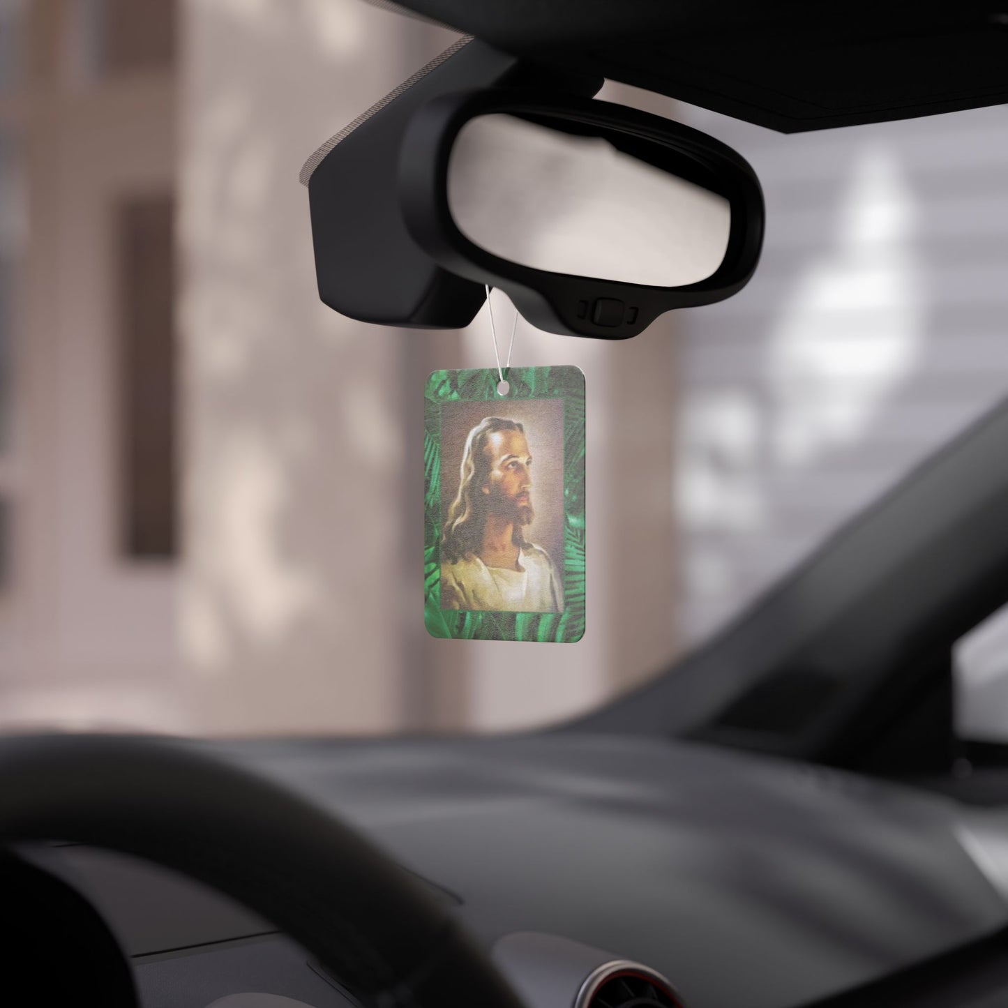 Car Air Freshener - Tropical Head of Christ, Religious