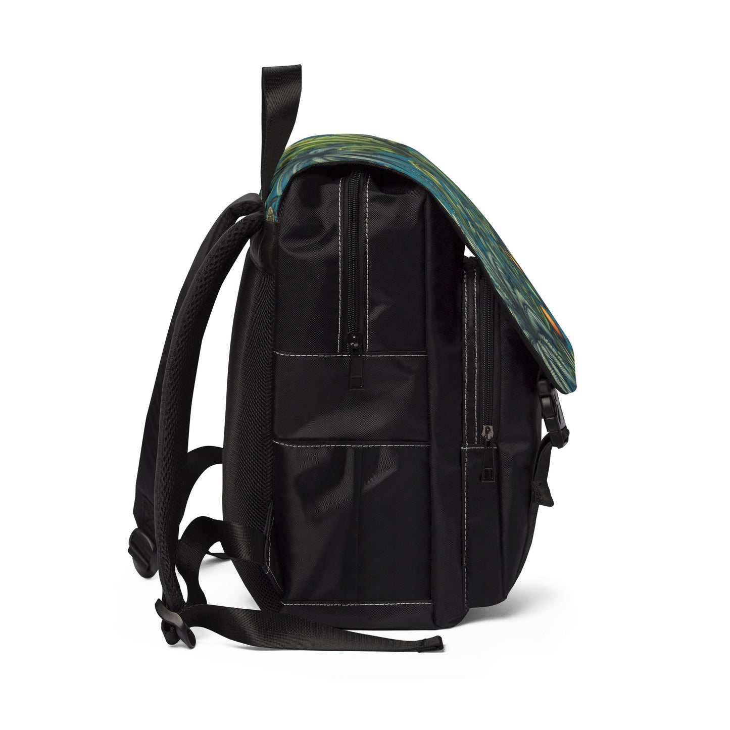 Tropical Fruit Blue Casual Backpack - Perfect for Everyday Adventures