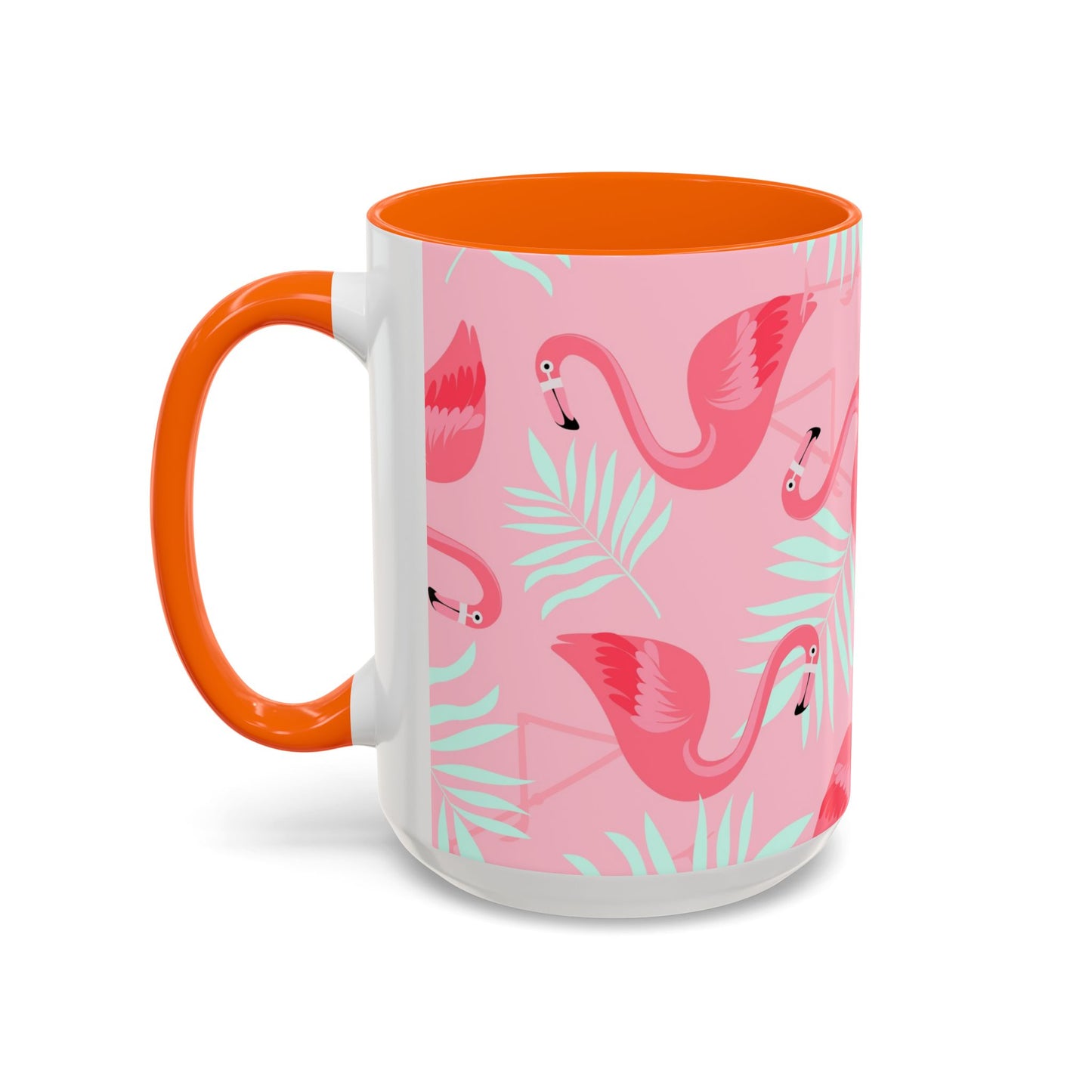 Copy of Accent Coffee Mug (11, 15oz), Hawaiian Flowers / Various Colors