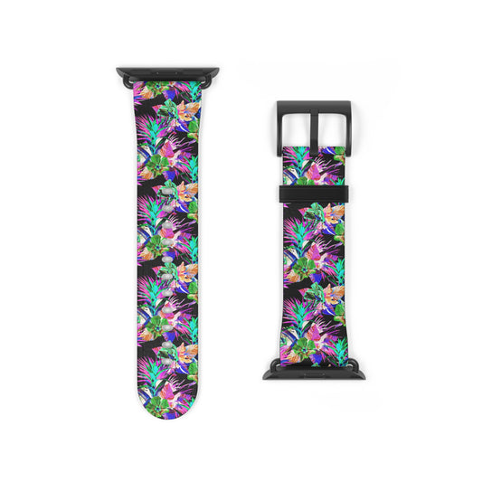 Apple Watch Band - Plant Palooza, black