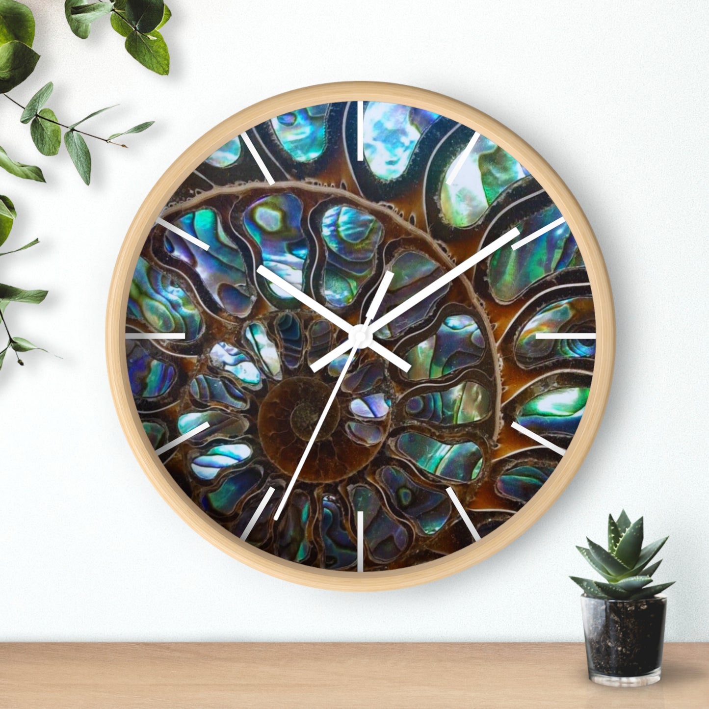 Wall Clock, Ammonite & Ablaone, Hands/Base Variants