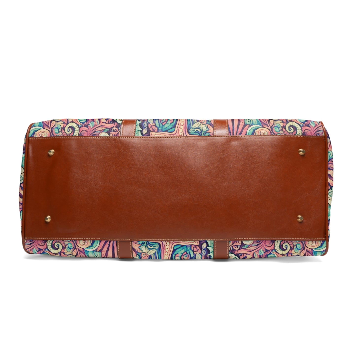 Tropical Waterproof Travel Bag - Perfect for Beach Getaways / Seahorses, Retro