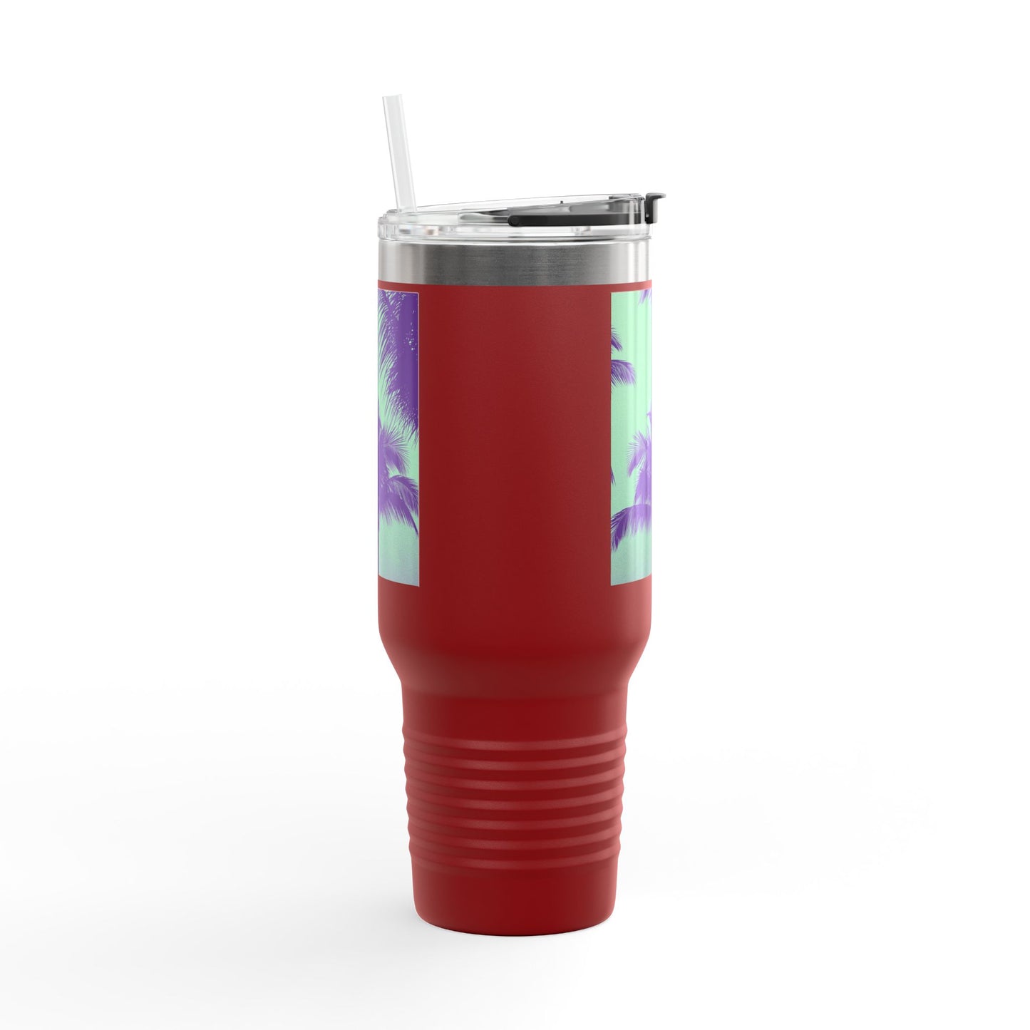 Insulated Travel Mug, 40oz / Palm Glow Minty - Perfect for Outdoor Adventures