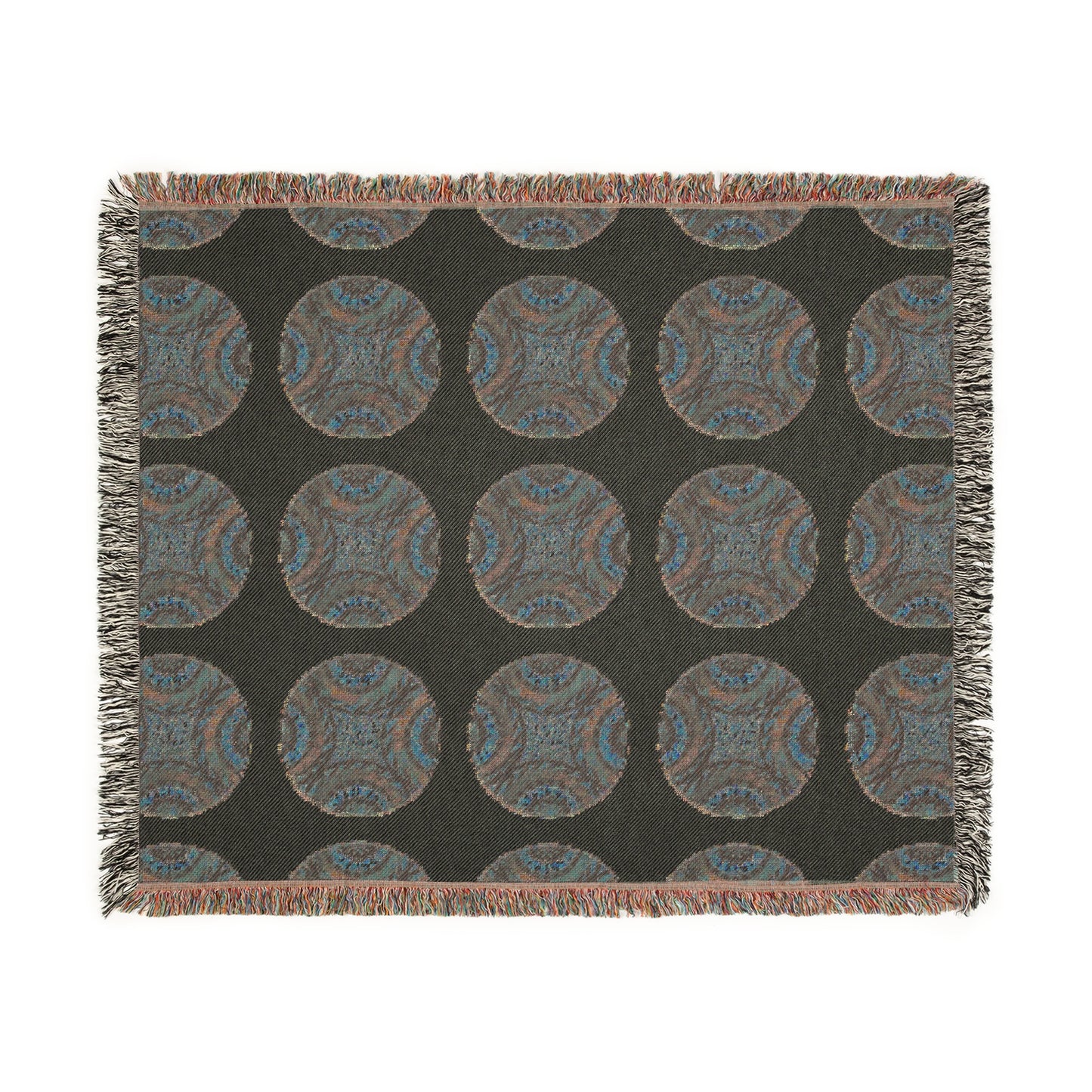 Real Butterfly Wings Woven Blanket, 3 Sizes - Tropical Home Decor