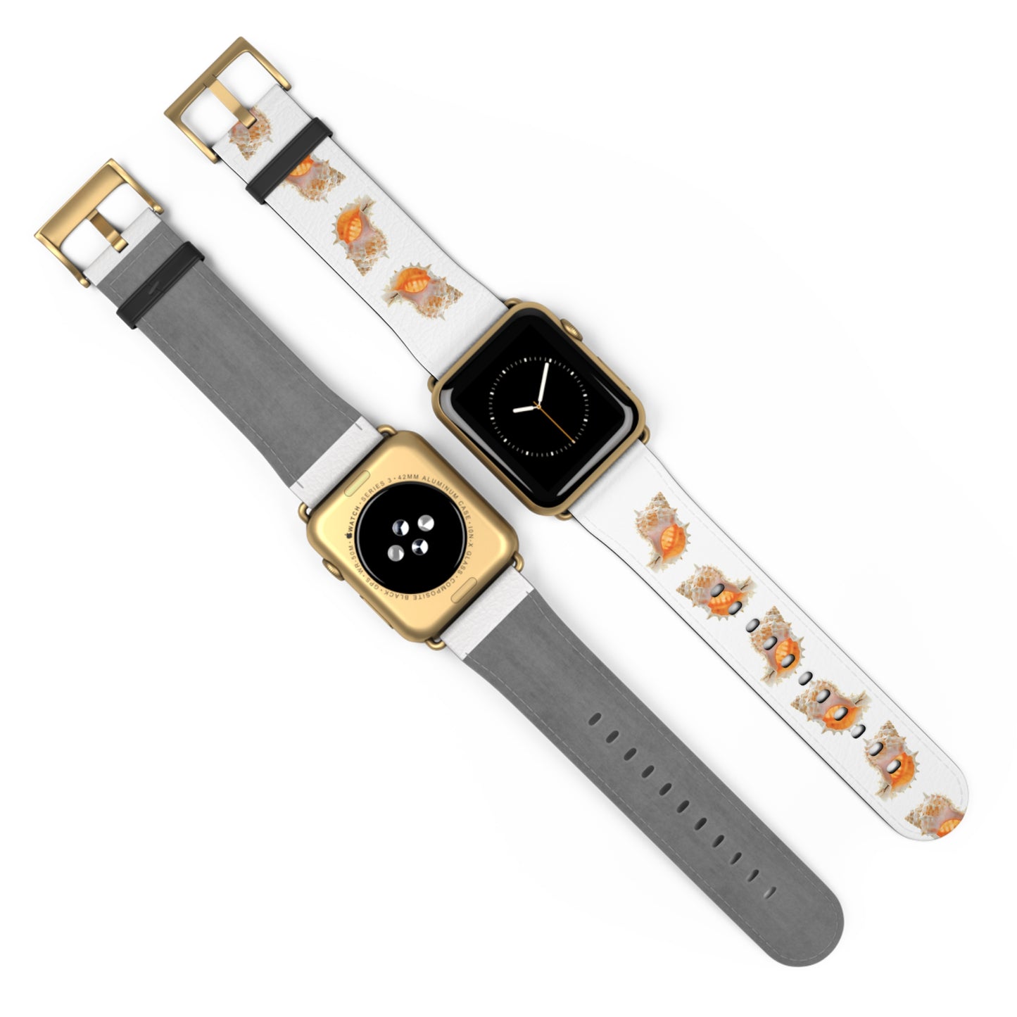 Apple Watch Band - Conch Seashell, white