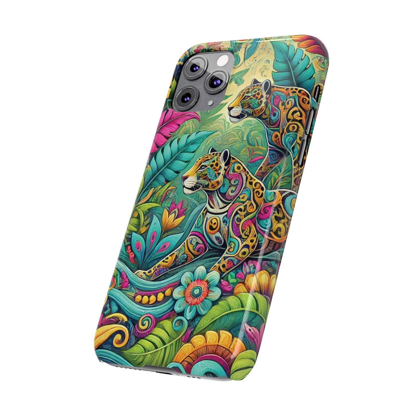 Slim Phone Cases - Jaguar Pop