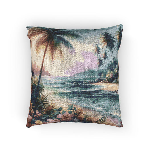 Woven Pillow, 17"W x 18"L ~ Bay of Peace