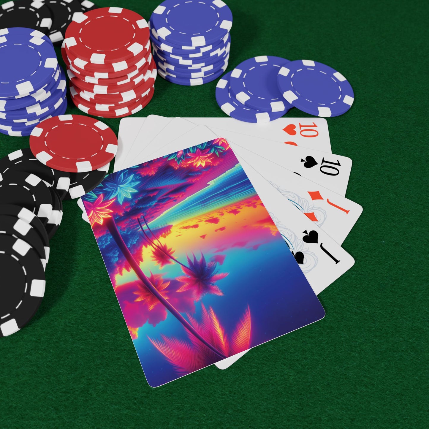 Poker Playing Cards - Glorious Skies Tropical Beach