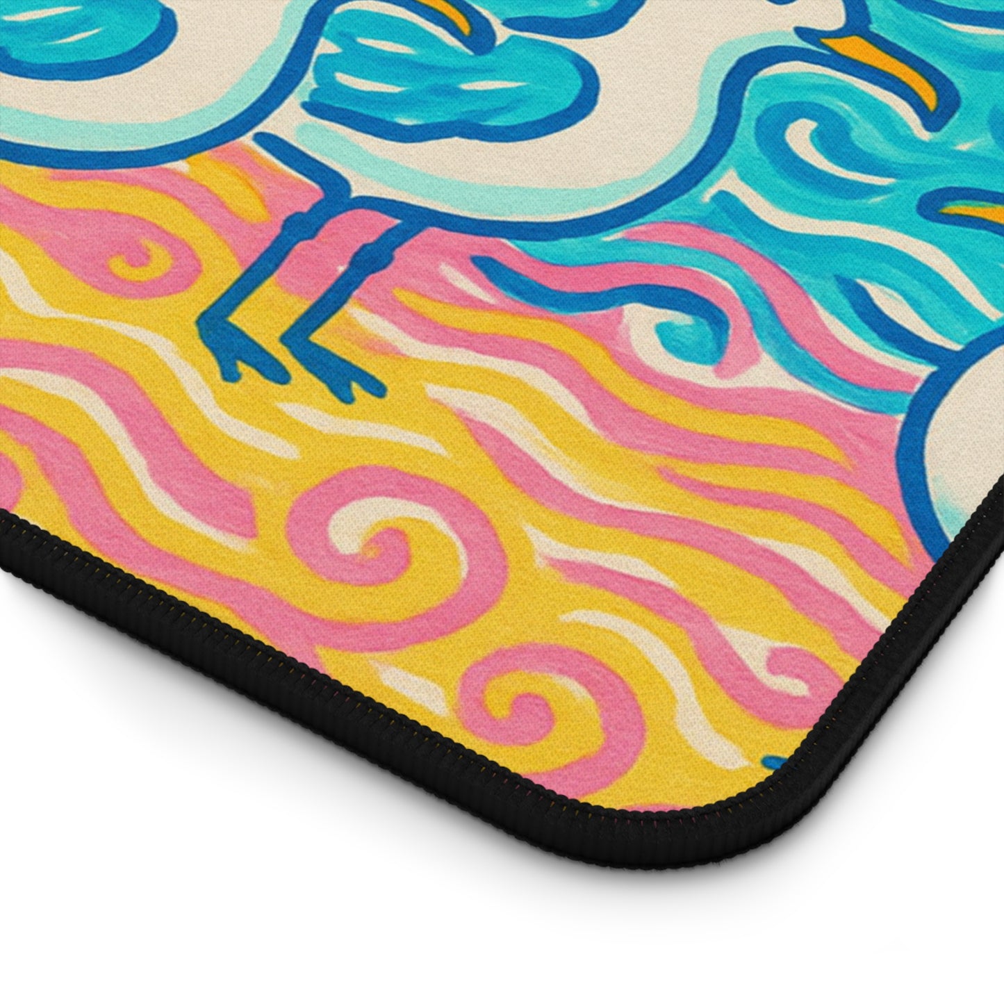 Tropical Mouse Pad/Desk Mat, 3 Sizes - Perfect for Home Office / Tropical Beach Seagulls