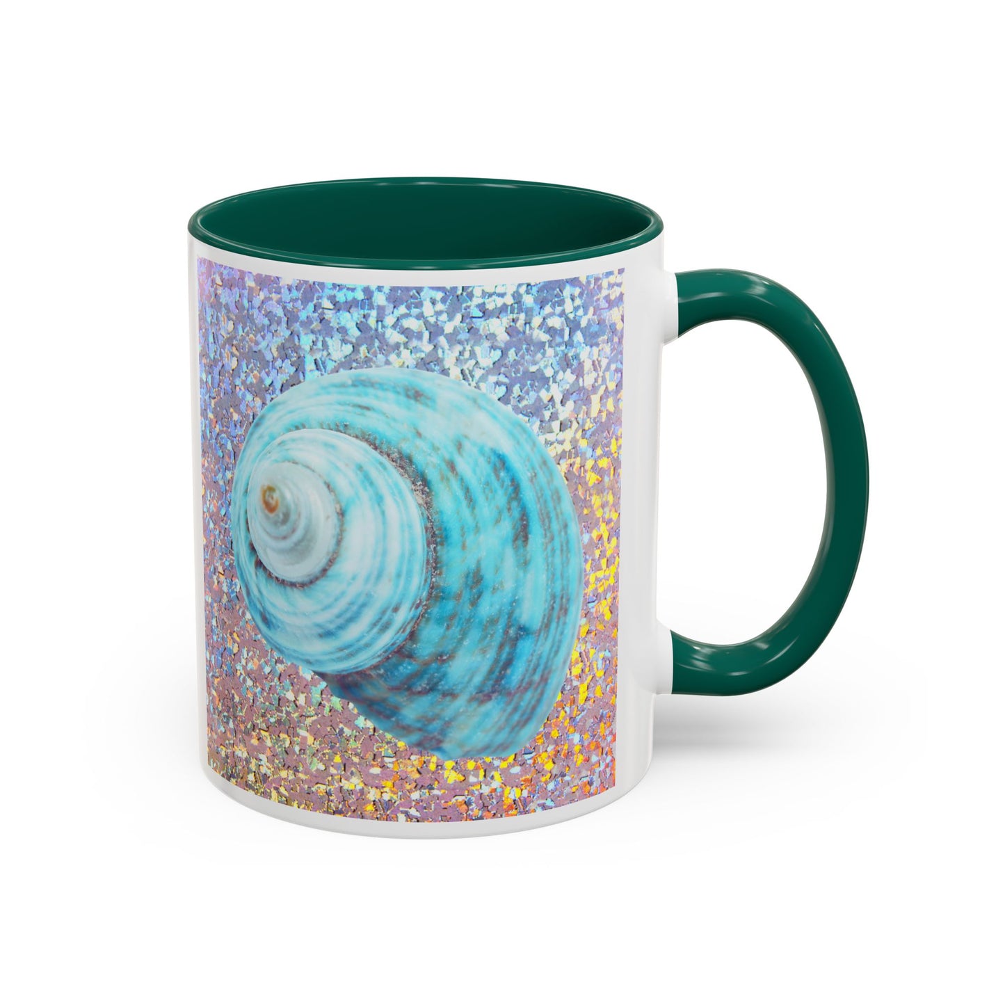 Colorful Mugs (11oz, 15oz), Disco Jade Turbo Shell