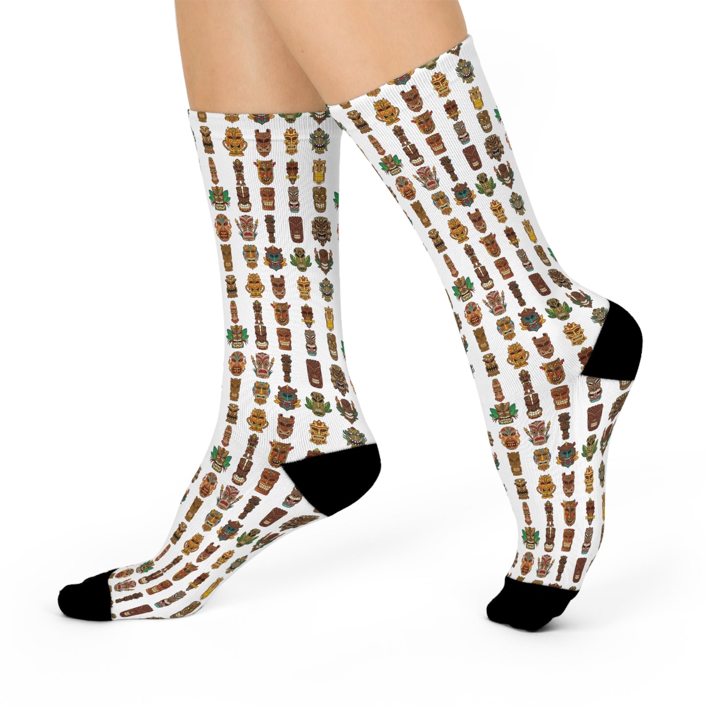 Cushioned Crew Socks - Tiki Dudes