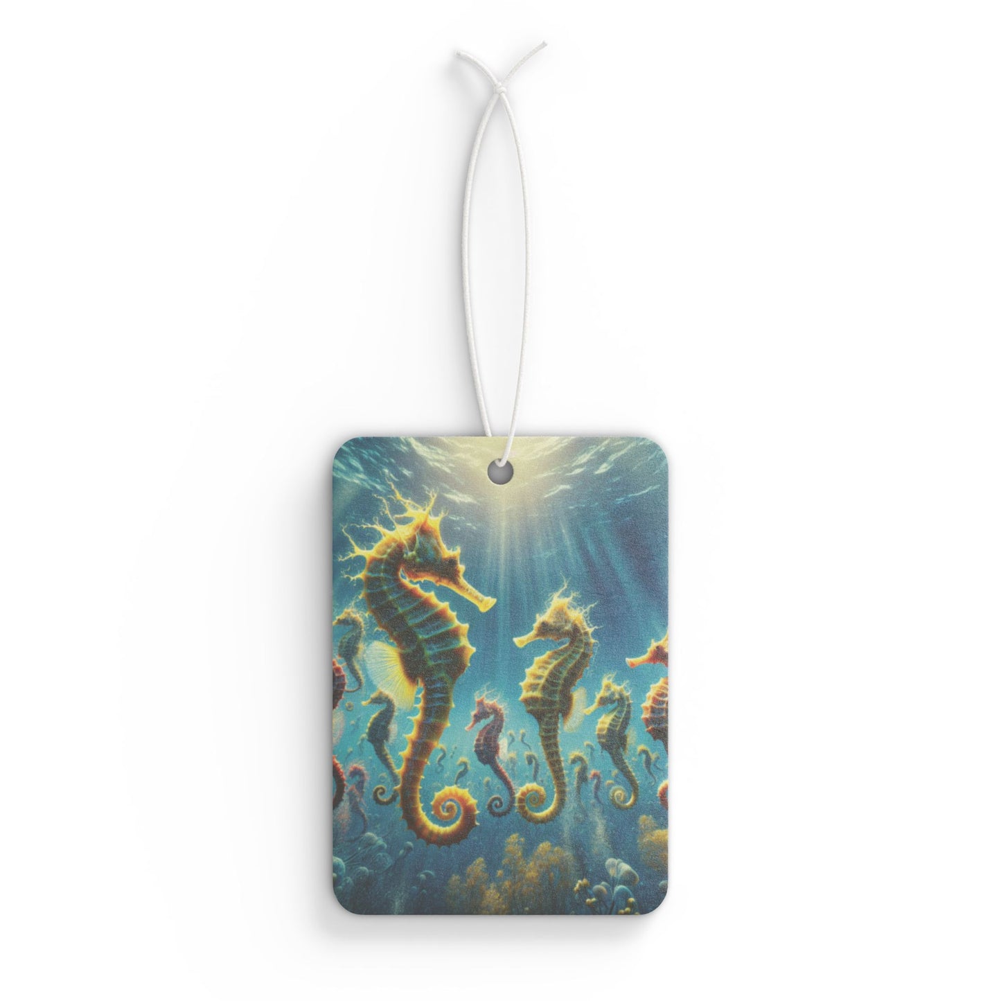 Seahorse Party Home Car Air Freshener - Vibrant Tropical Aromatic Décor