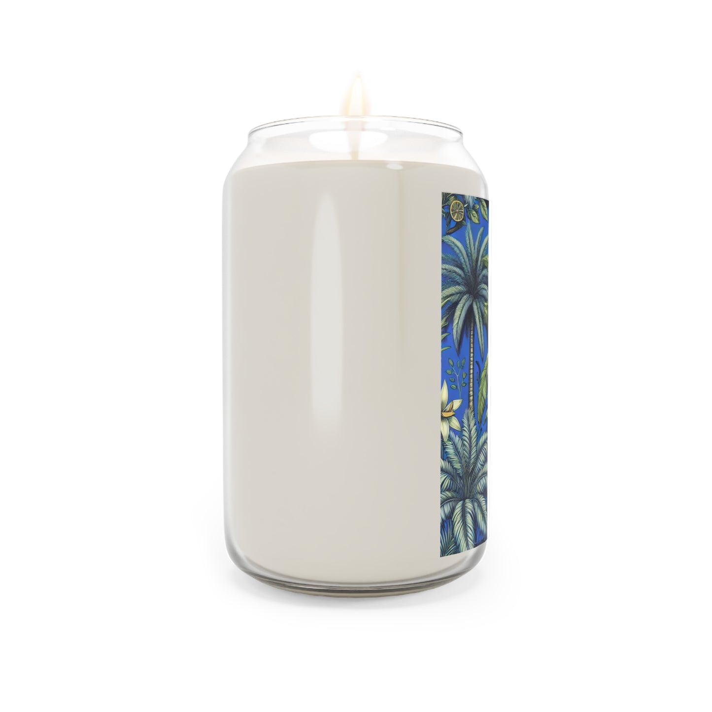 Scented Candle, 13.75oz - Tropical Fruit, Dark Blue