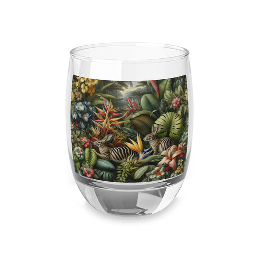 Whiskey Glass, Rainforest Rabbit Outing