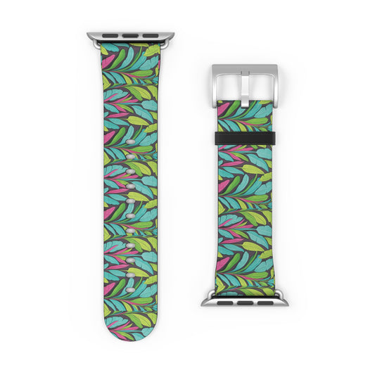 Apple Watch Band - Tropical Young Leaves