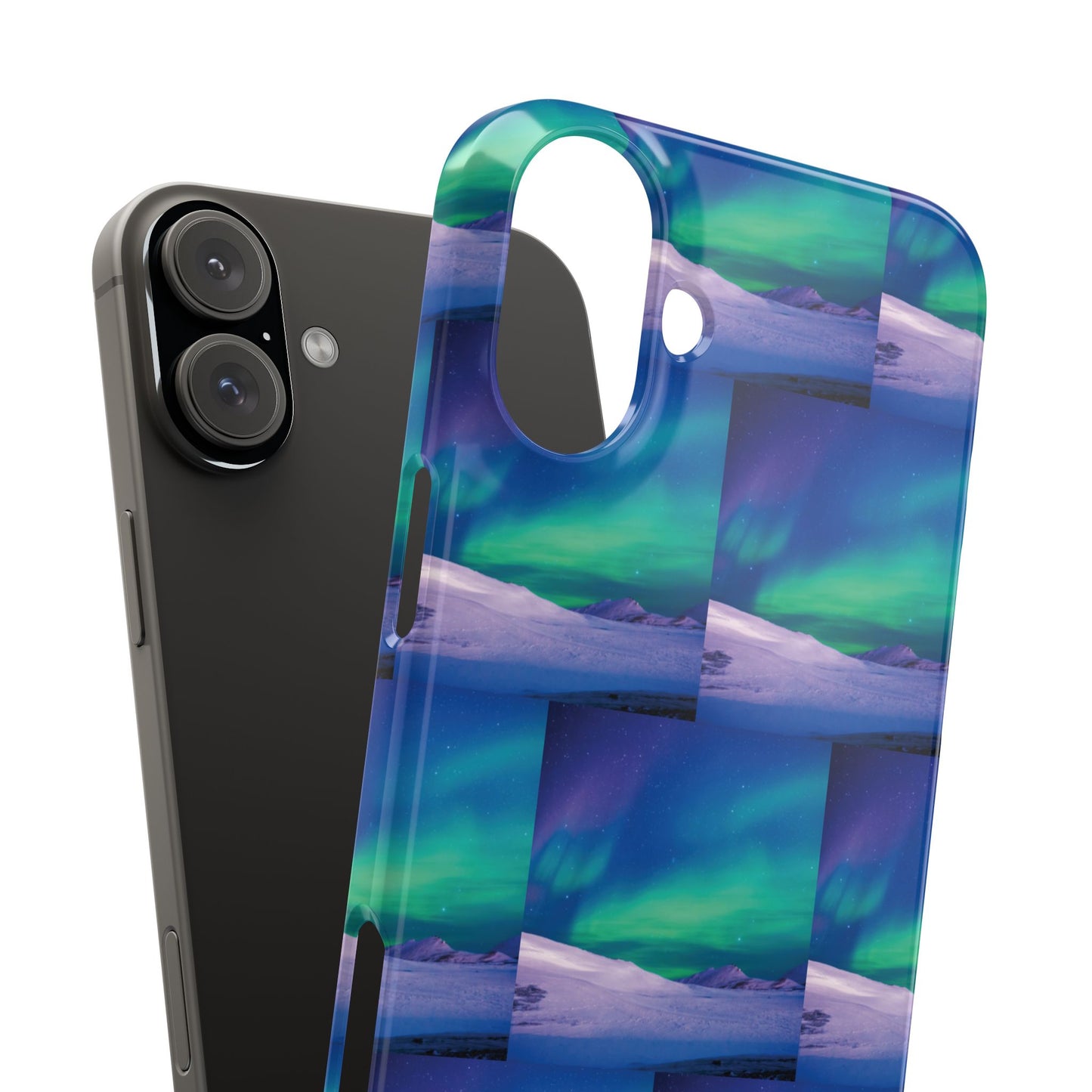 Slim Phone Cases - Cold Ocean Lights, Peacock