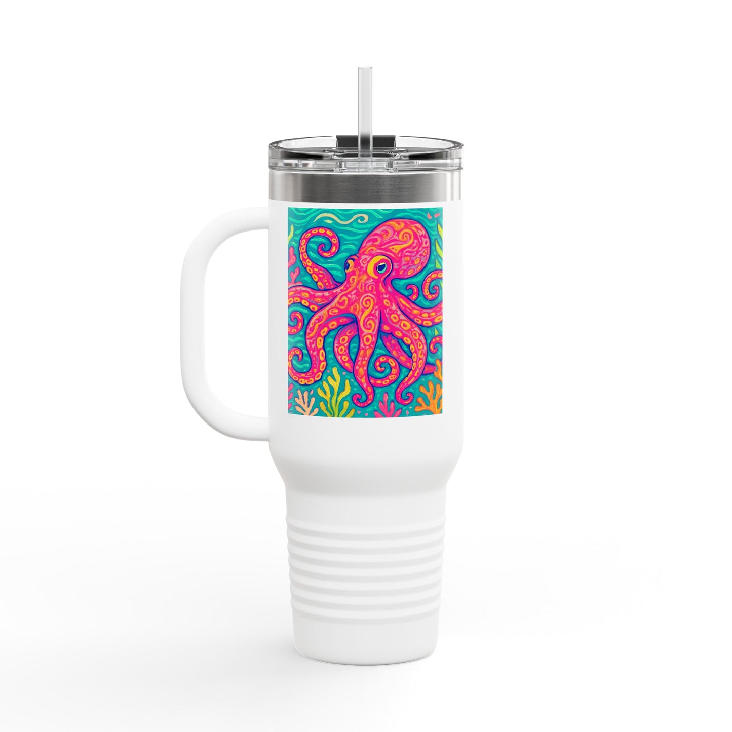 Kraken Joe/Red Insulated Travel Mug - 40oz - Perfect for Outdoor Adventures