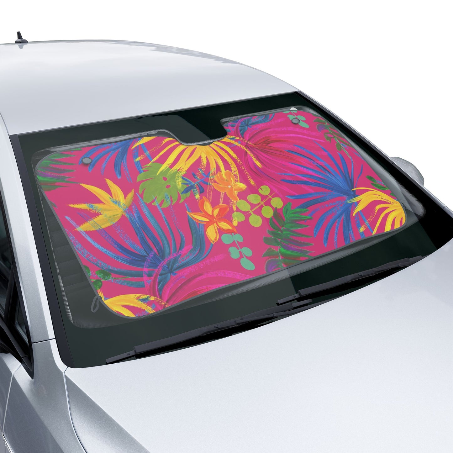 Tropical Car Sun Shades / Exotic Flora