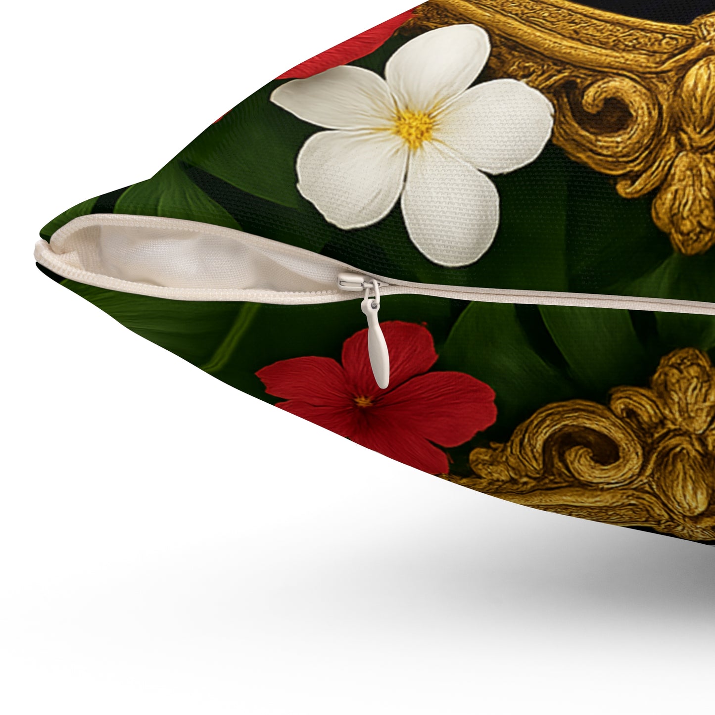 Religious Decorative Pillow - Accent Cushion, 4 Sizes / Virgin of the Lilies