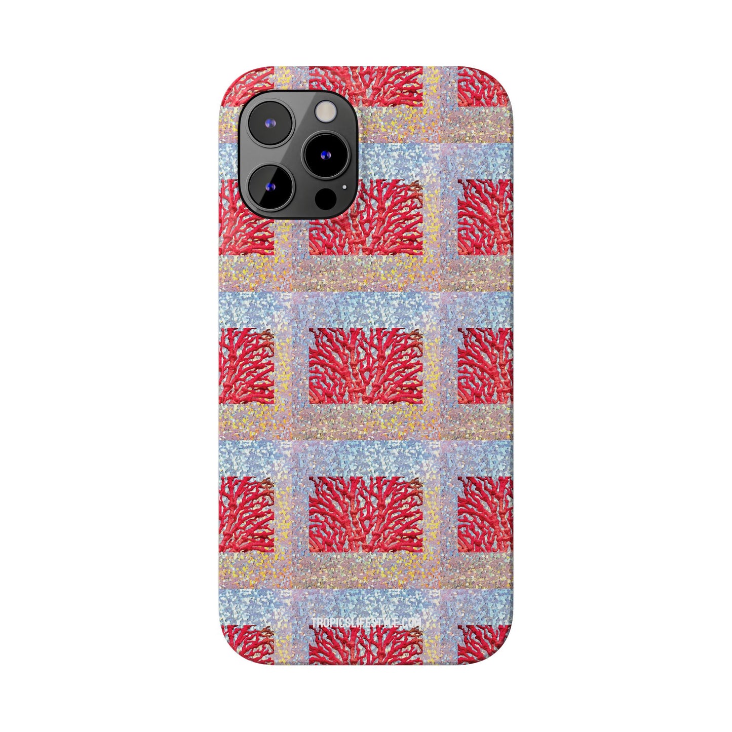 Slim Phone Cases - Disco Red Coral