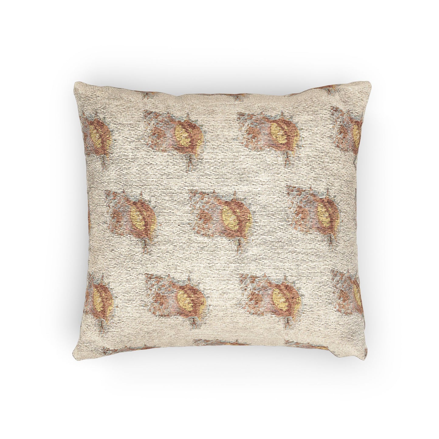 Woven Pillow, 17"W x 18"L - Photo Conch Shell