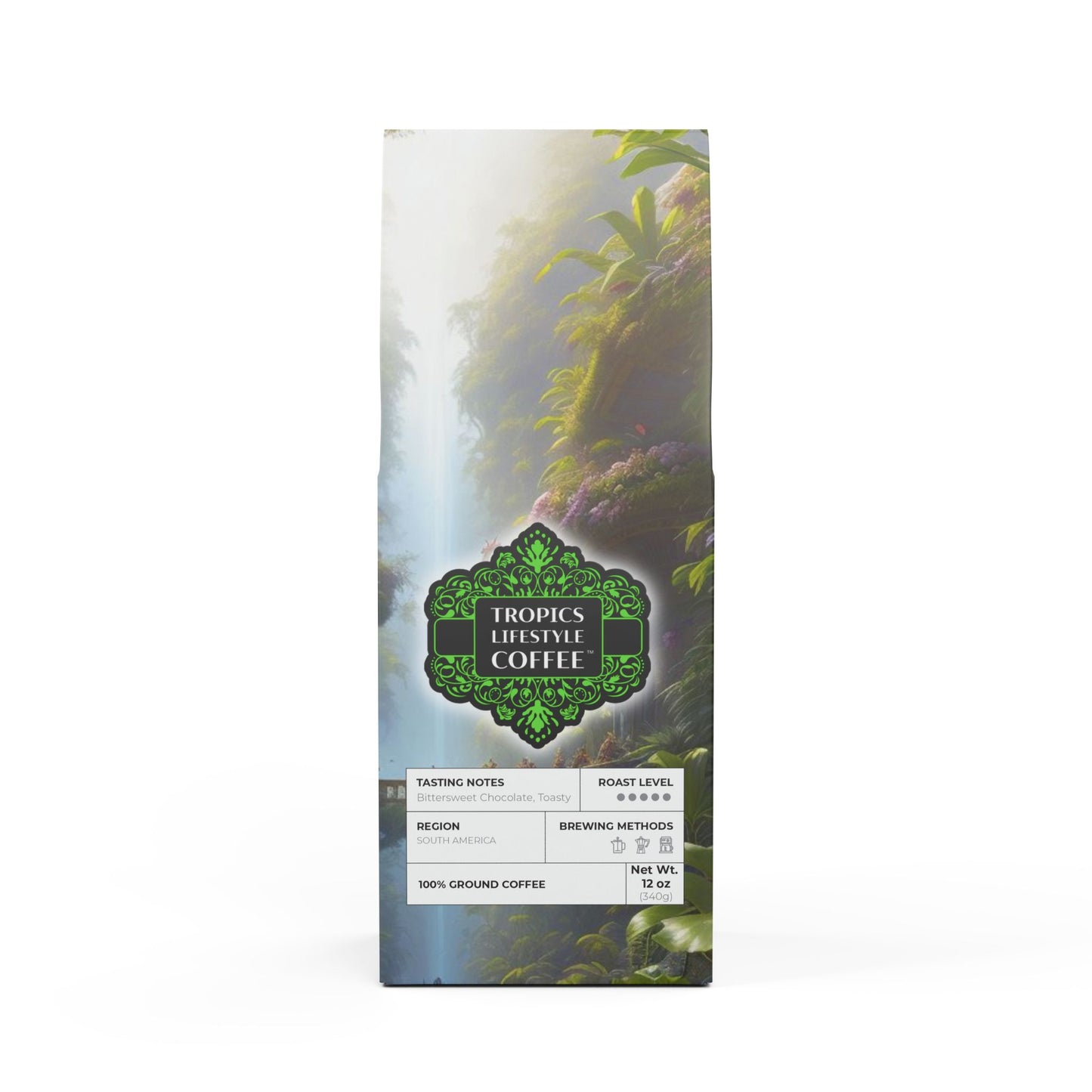 Black Coral Blend™ (Dark French Roast) Specialty Grade Craft Coffee / Rainforest Abode