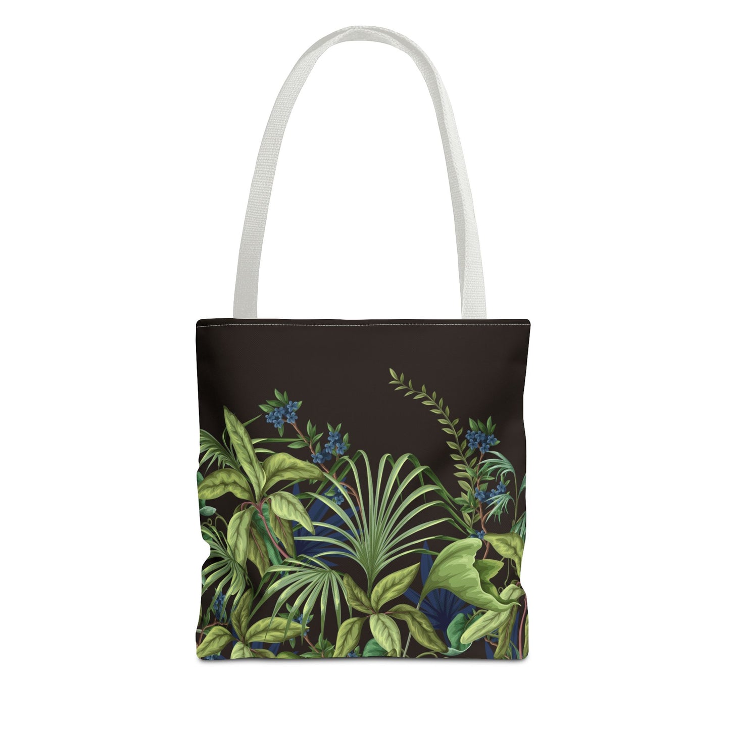 Tropical Midnight Jungle Tote Bag - 3 Sizes