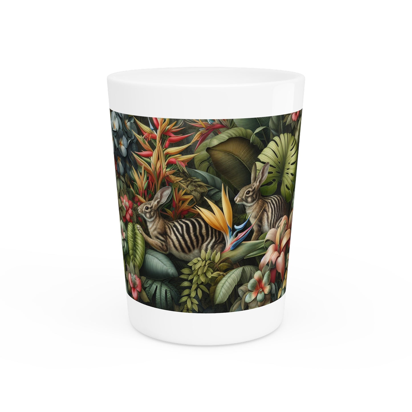 Shot Glass - Rainforest Rabbit Outing