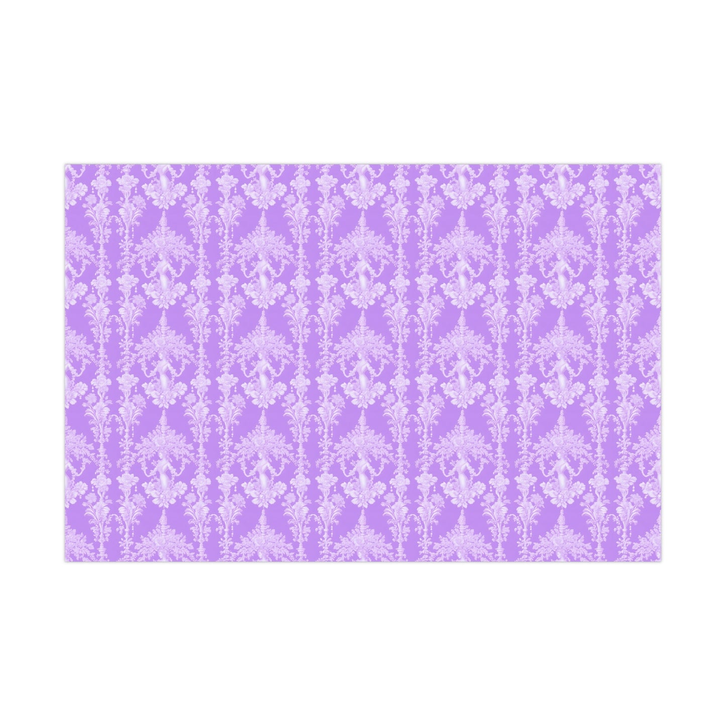 Gift Wrap Papers, Pearl Lady Toile / Purple, 3 Sizes