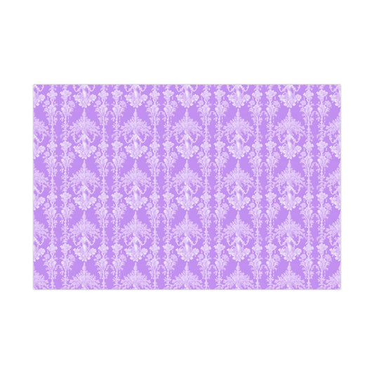 Gift Wrap Papers, Pearl Lady Toile / Purple, 3 Sizes