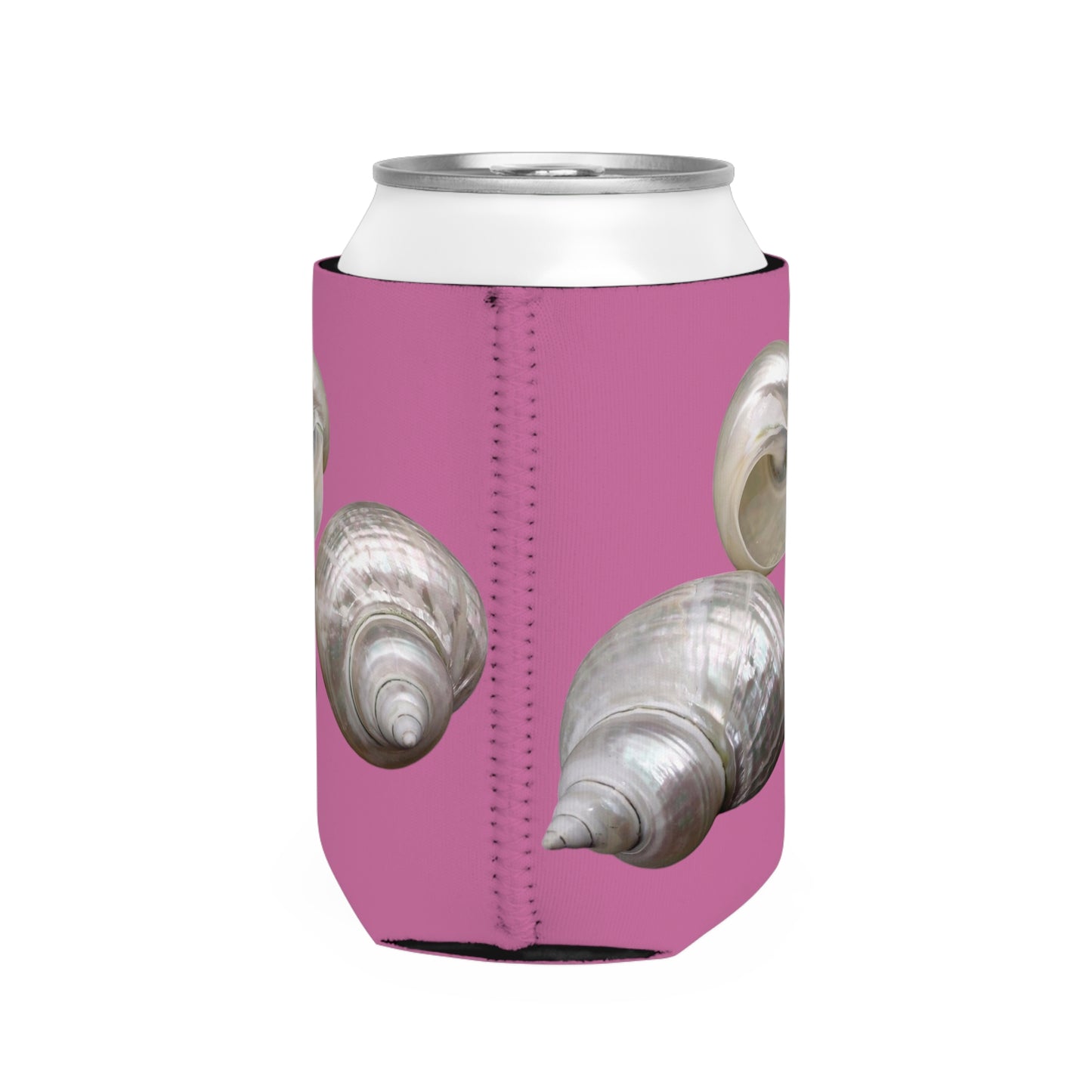 Three Nautilus Shells/Light Pink Cooler Sleeve - Perfect for Outdoor Picnics